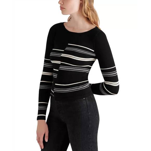 NEW STEVE MADDEN joanne sweater in black - Picture 3 of 3